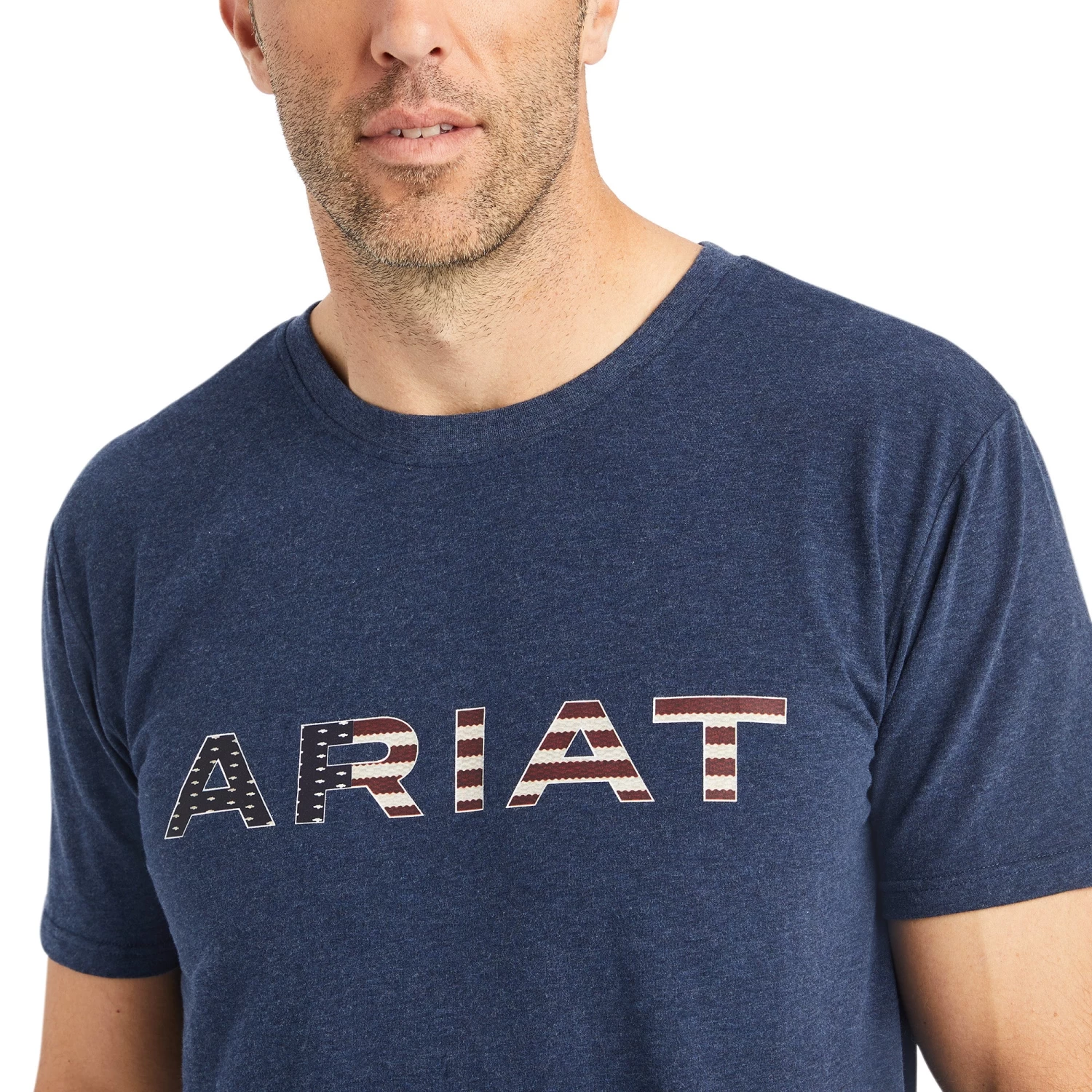 Ariat® Men's Chimayo Navy Heather Graphic T-Shirt 10042193 6 Ariat® Men's Chimayo Navy Heather Graphic T-Shirt 10042193 - Image 4