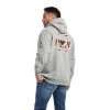 Ariat Men's Heather Grey Chimayo Graphic Pullover Hoodie 10042194 -ARIAT Cowboy Gear F22 MNS WEST 10042194 back