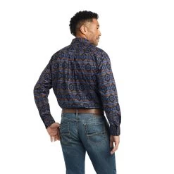 Ariat® Men's Giannis Carafe Classic Fit Button Down Shirt 10042371 7 Ariat® Men's Giannis Carafe Classic Fit Button Down Shirt 10042371 -ARIAT Cowboy Gear F22 MNS WEST 10042371 back