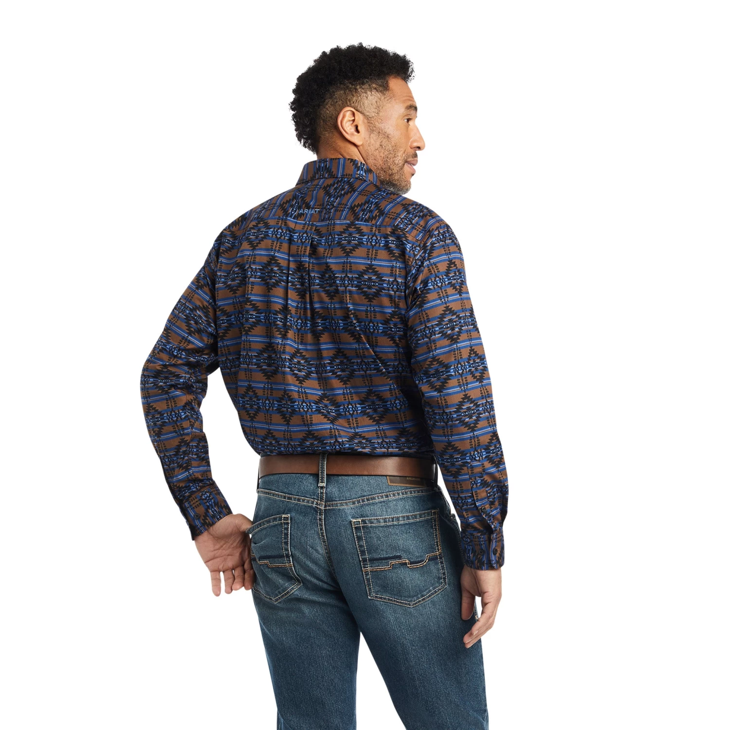 Ariat® Men's Giannis Carafe Classic Fit Button Down Shirt 10042371 4 Ariat® Men's Giannis Carafe Classic Fit Button Down Shirt 10042371 - Image 2