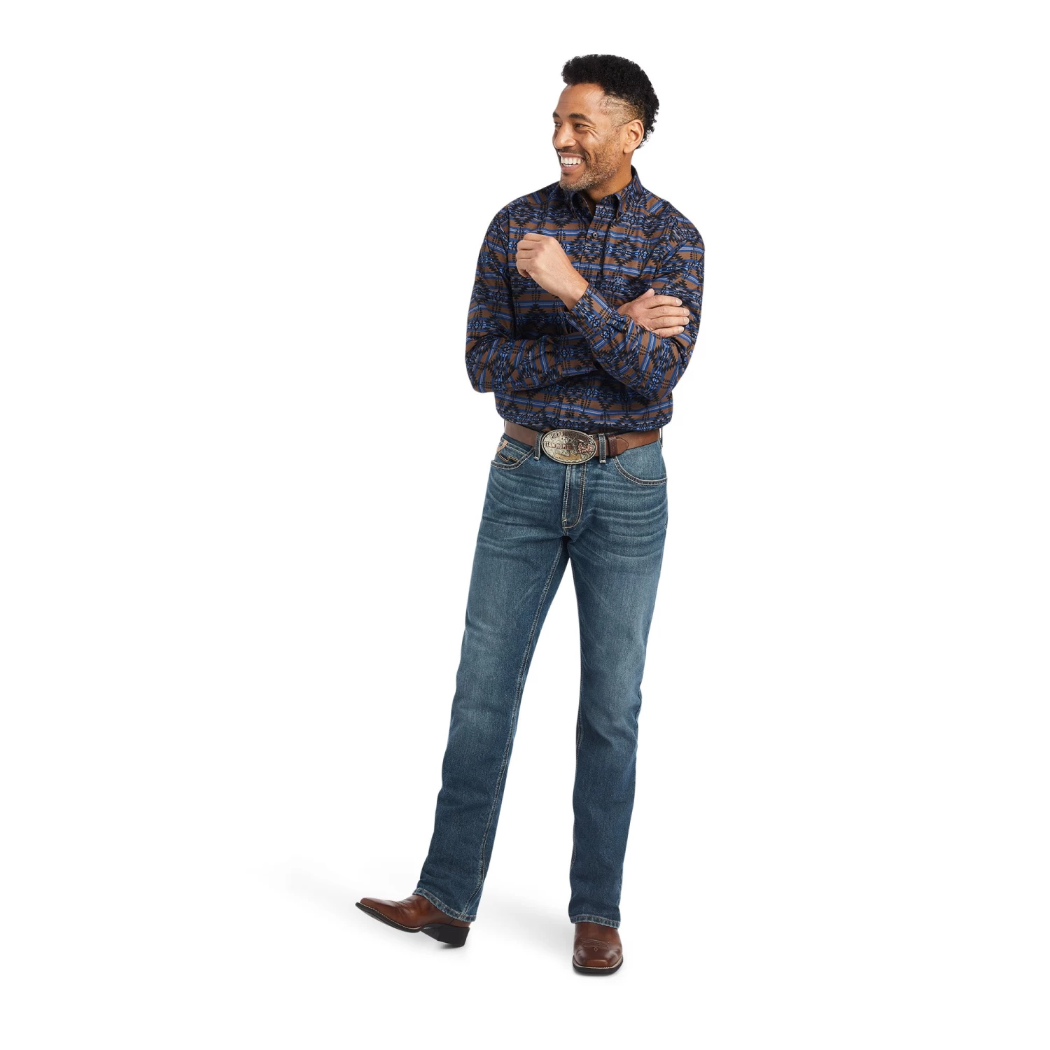 Ariat® Men's Giannis Carafe Classic Fit Button Down Shirt 10042371 5 Ariat® Men's Giannis Carafe Classic Fit Button Down Shirt 10042371 - Image 3