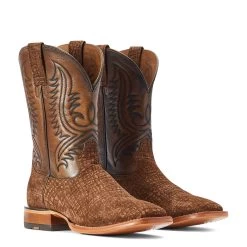 Ariat® Men's Circuit Paxton Tan Hippo Print Square Toe Boots 10042407 15 Ariat® Men's Circuit Paxton Tan Hippo Print Square Toe Boots 10042407 -ARIAT Cowboy Gear F22 MNS WEST 10042407 pair