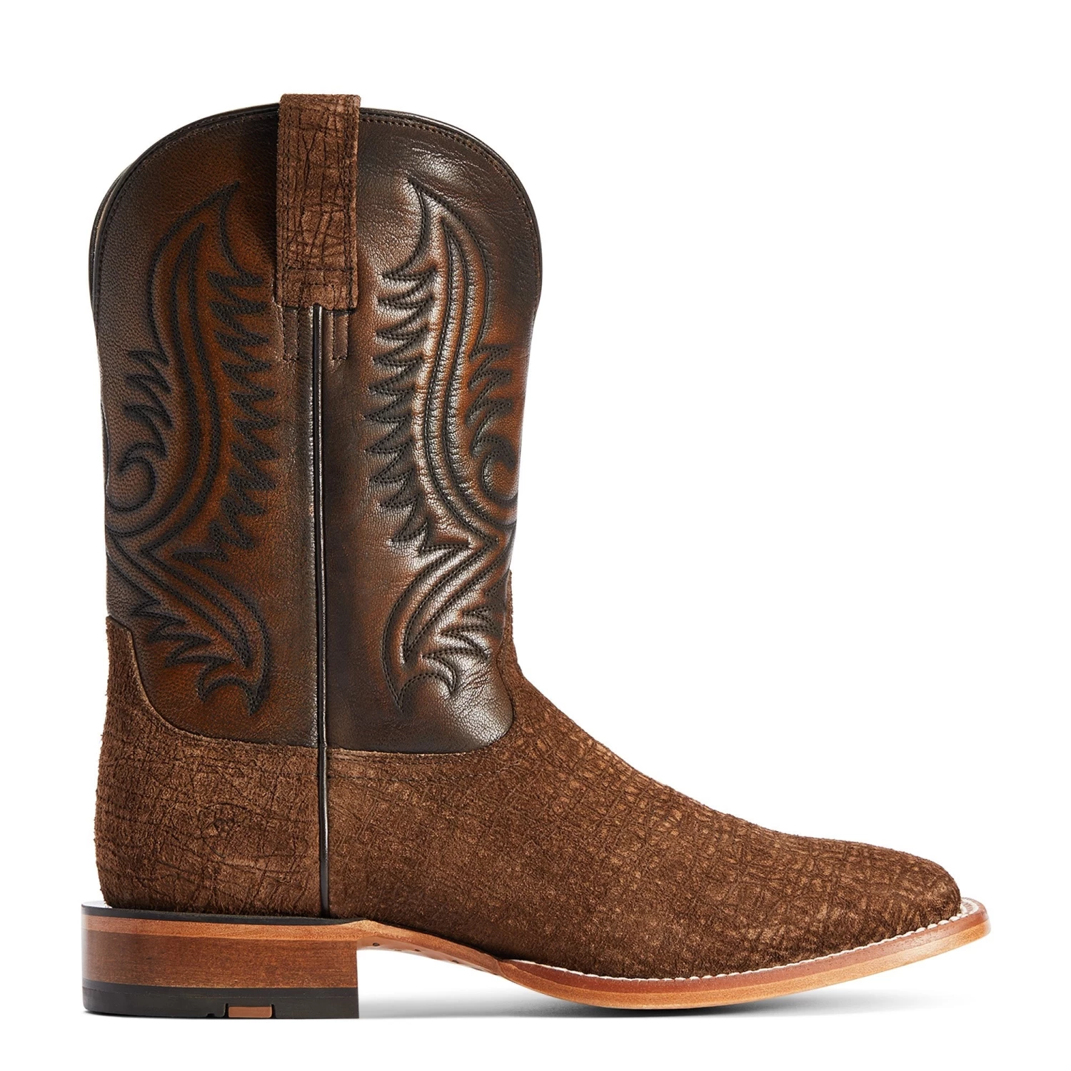 Ariat® Men's Circuit Paxton Tan Hippo Print Square Toe Boots 10042407 6 Ariat® Men's Circuit Paxton Tan Hippo Print Square Toe Boots 10042407 - Image 4