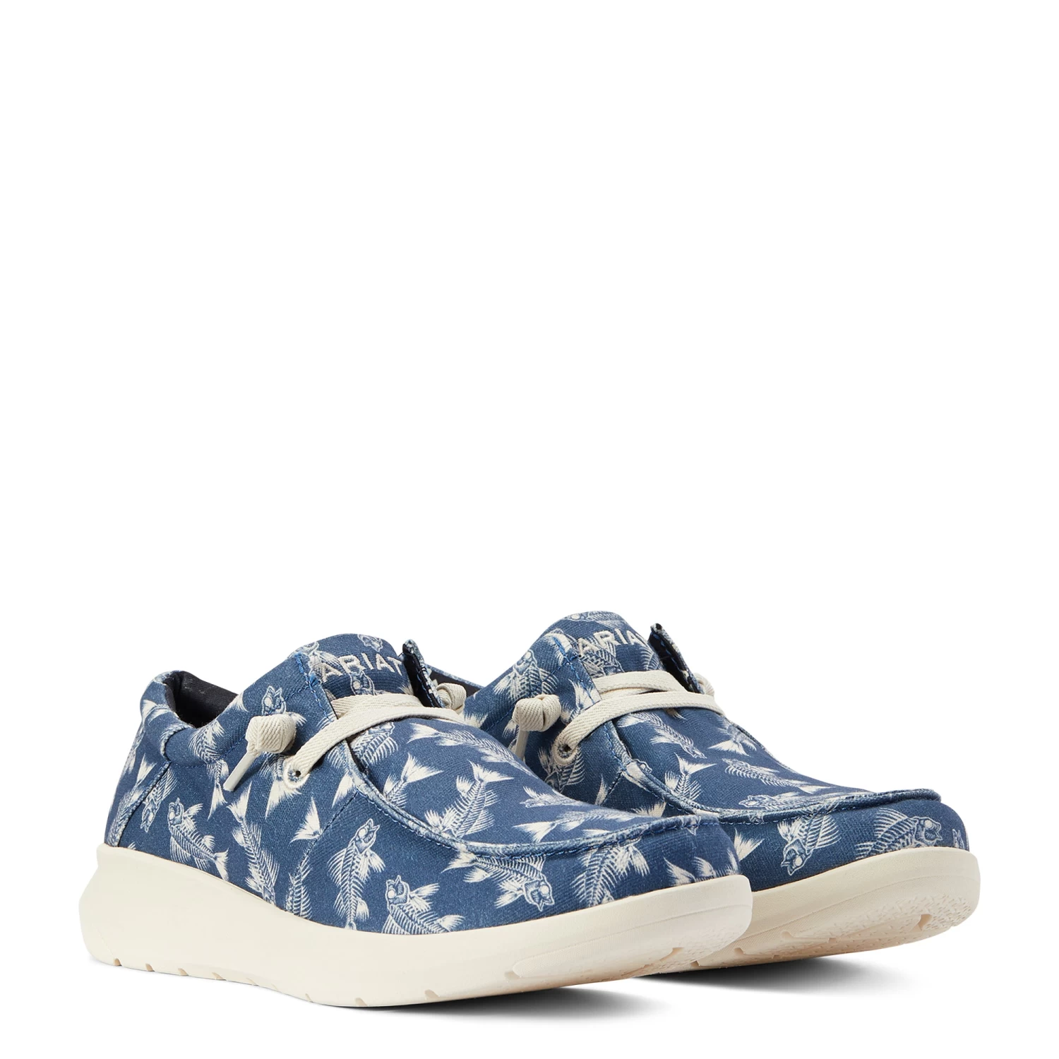 Ariat® Men's Hilo Stretch Lace Bonefish Blue Slip On Shoes 10042500 5 Ariat® Men's Hilo Stretch Lace Bonefish Blue Slip On Shoes 10042500 - Image 3