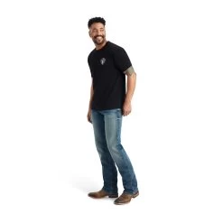 Ariat® Men's Black Arrowhead 2.0 Graphic T-Shirt 10042635 9 Ariat® Men's Black Arrowhead 2.0 Graphic T-Shirt 10042635 -ARIAT Cowboy Gear F22 MNS WEST 10042635 full