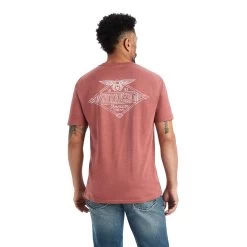 Ariat® Men's Work Eagle Short Sleeve Red Clay T-Shirt 10042644