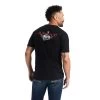 Ariat® Men's Bronc Buster Black T-Shirt 10042657 2 Ariat® Men's Bronc Buster Black T-Shirt 10042657 -ARIAT Cowboy Gear F22 MNS WEST 10042657 back