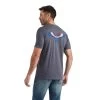 Ariat® Men's Wingspan Titanium Heather Short Sleeve T-Shirt 10042660