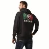 Ariat® Men's Shield Logo Mexico Black Hoodie 10042745