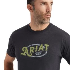 Ariat® Men's RopeCharcoal Heather T-Shirt 10042771 -ARIAT Cowboy Gear F22 MNS WEST 10042771 detail01