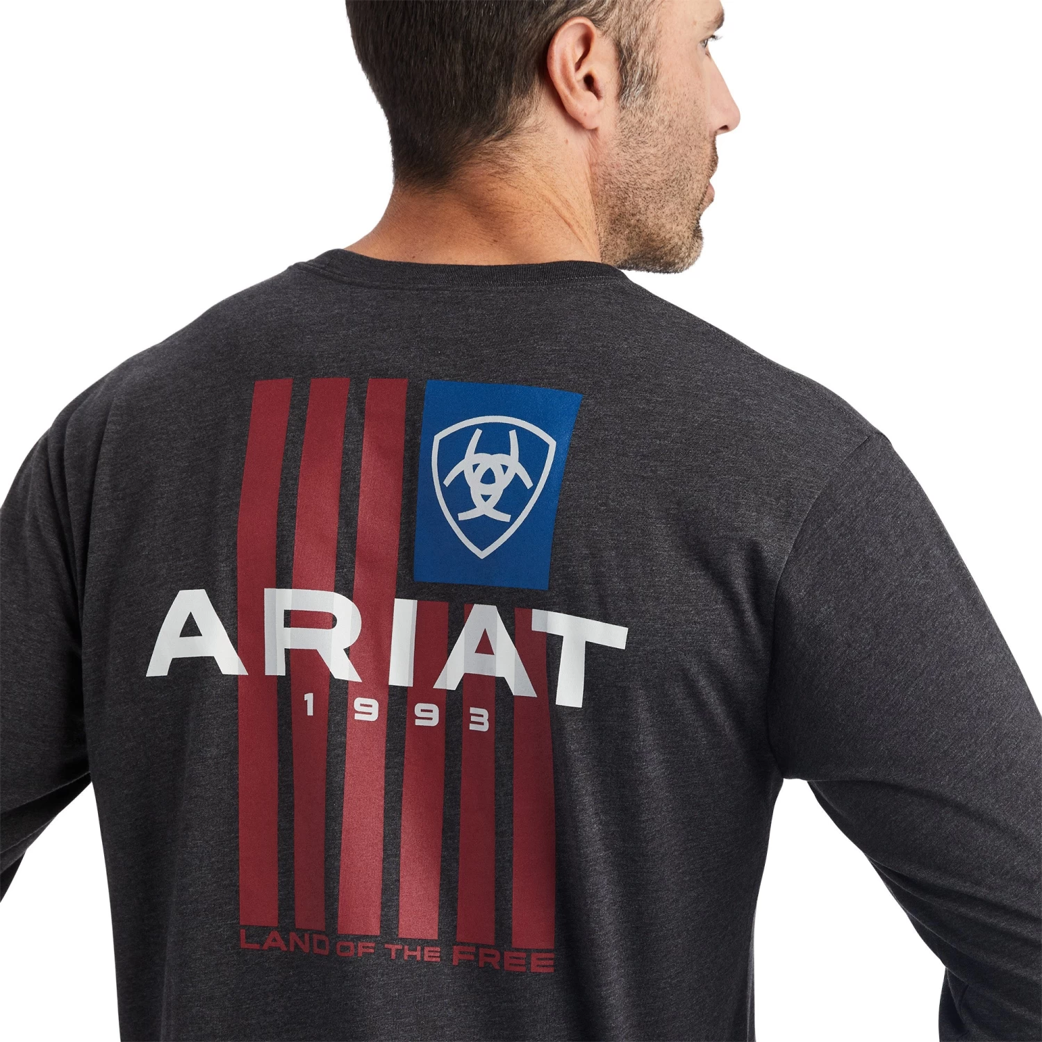 Ariat® Men's Land Of The Free Black T-Shirt 10042779 6 Ariat® Men's Land Of The Free Black T-Shirt 10042779 - Image 4