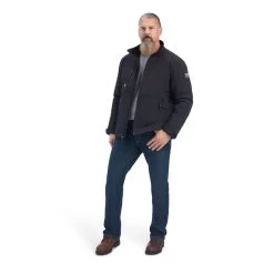 Ariat® Men's Rebar Dri-Tek DuraStretch Insulated Black Jacket 10041502 -ARIAT Cowboy Gear F22 MNS WORK 10041502 full