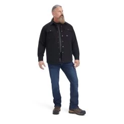 Ariat Men's Rebar Classic Canvas Black Shirt Jacket 10041507 -ARIAT Cowboy Gear F22 MNS WORK 10041507 full
