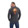 Ariat Men's Rebar Roughneck Skull Graphic Charcoal T-Shirt 10041588 1 Ariat Men's Rebar Roughneck Skull Graphic Charcoal T-Shirt 10041588 -ARIAT Cowboy Gear F22 MNS WORK 10041588 back