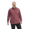 Ariat® Men's FR Payne Long Sleeve Cherry Mahogany Work Shirt 10041683 -ARIAT Cowboy Gear F22 MNS WORK 10041683 front