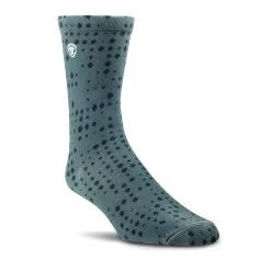 Ariat® Unisex 3-Pack Charm Four Leaf Clover Doodle Crew Socks 10041365 -ARIAT Cowboy Gear F22 UNI ENGL 10041365 detail02