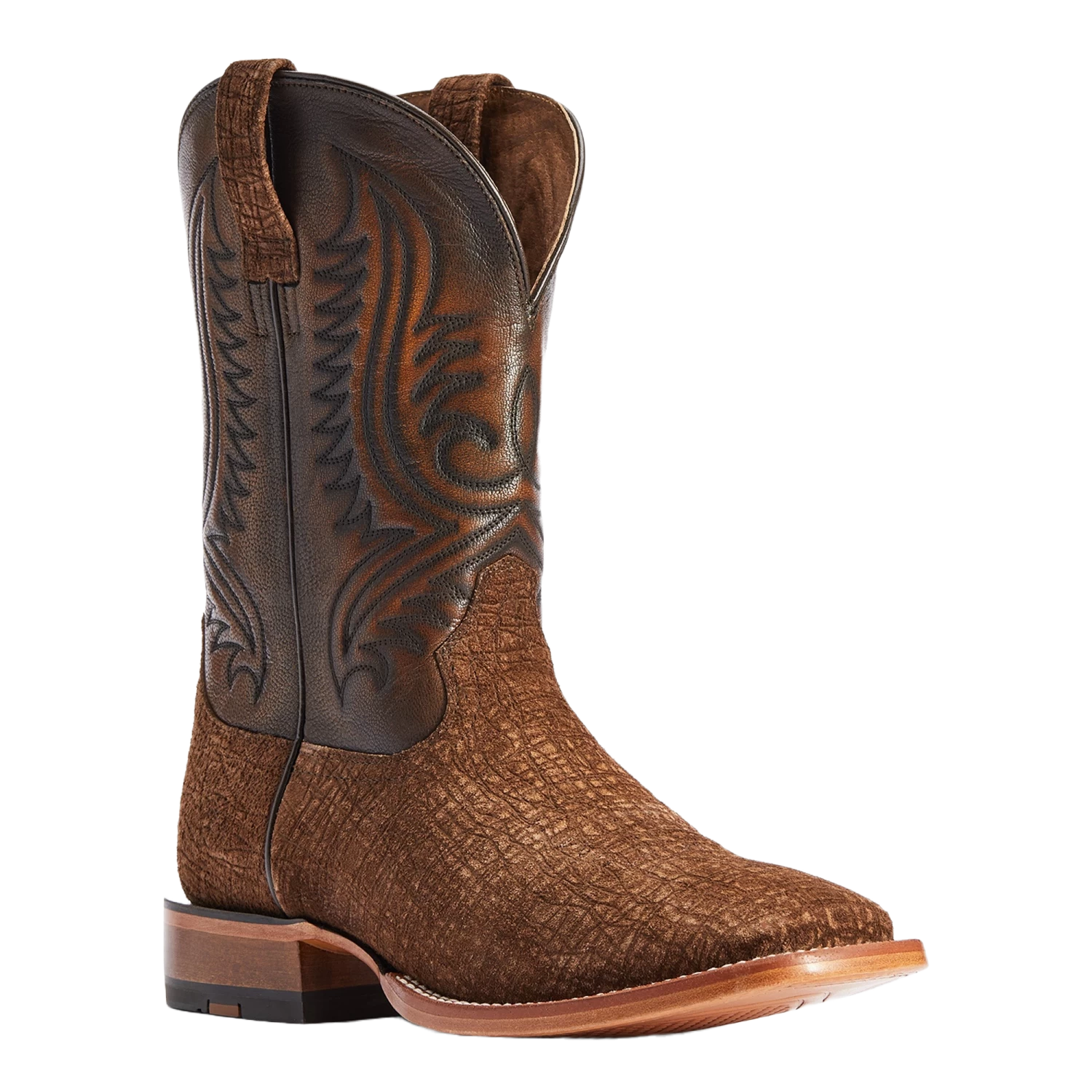 Ariat® Men's Circuit Paxton Tan Hippo Print Square Toe Boots 10042407 3 Ariat® Men's Circuit Paxton Tan Hippo Print Square Toe Boots 10042407