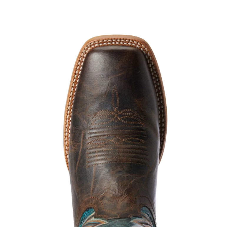 Ariat® Men's Stout Brown & Atlanta Blue Challenger Boots 10033942 4 Ariat® Men's Stout Brown & Atlanta Blue Challenger Boots 10033942 - Image 2