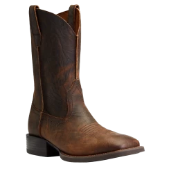 Ariat Men's Sport Rambler Bartop Brown Square Toe Boots 10042586