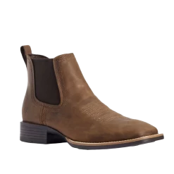 Ariat® Men's Booker Ultra Distressed Tan Square Toe Boots 10031452