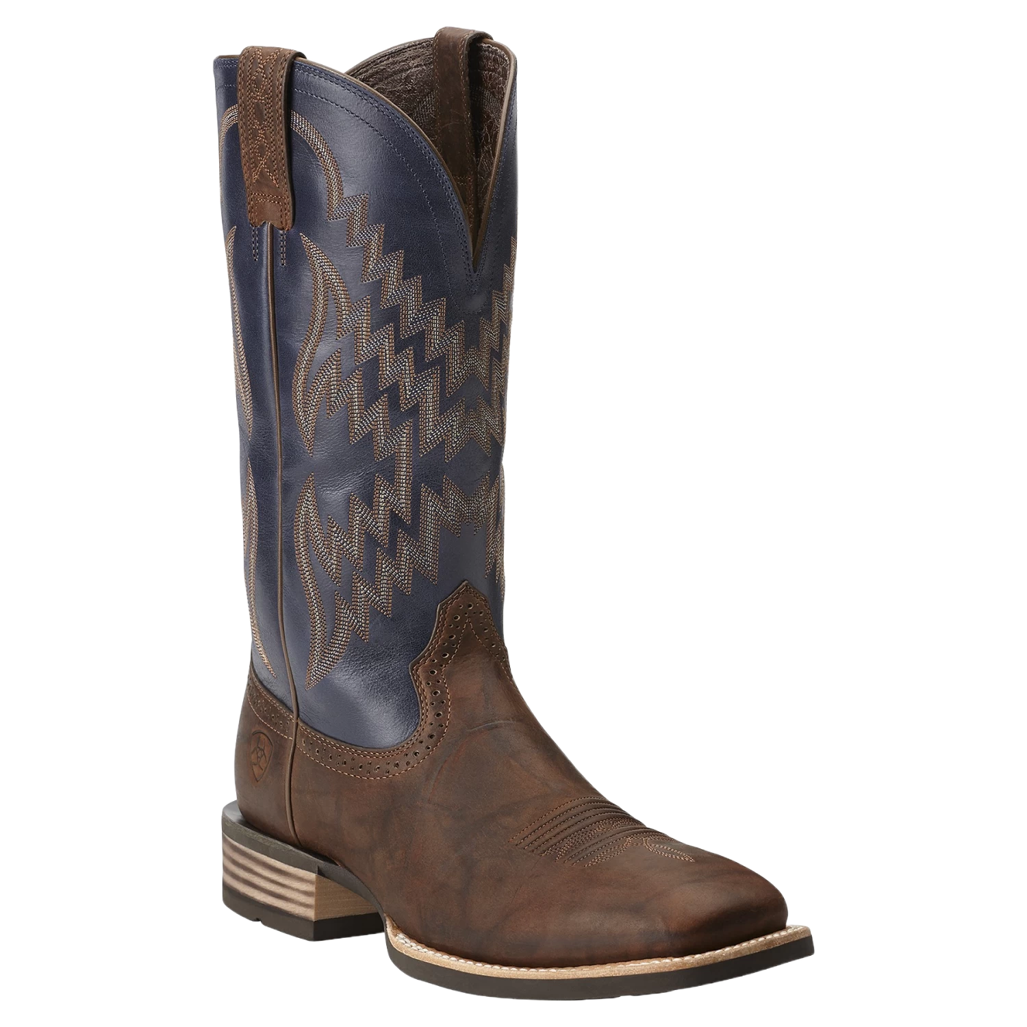 Ariat Men's Tycoon Bar Top Brown & Arizona Sky Square Toe Boots 10014053 3 Ariat Men's Tycoon Bar Top Brown & Arizona Sky Square Toe Boots 10014053