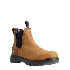 Ariat® Men's Aged Bark Turbo Chelsea Waterproof Work Boots 10029137