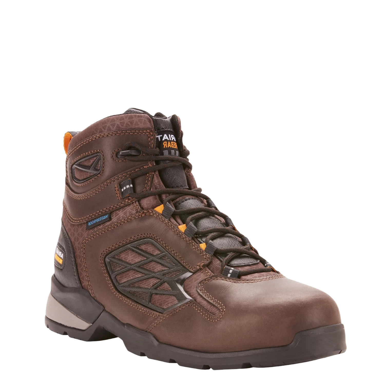 Ariat Men's Rebar Flex 6" H2O Dark Brown Composite Toe Work Boots 10025006 3 Ariat Men's Rebar Flex 6" H2O Dark Brown Composite Toe Work Boots 10025006