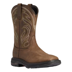 Ariat Men's WorkHog XT Cottonwood Brown Soft Toe Work Boots 10038321