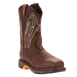 Ariat® Men's Workhog XT Dare Brown Carbon Toe Work Boots 10024952