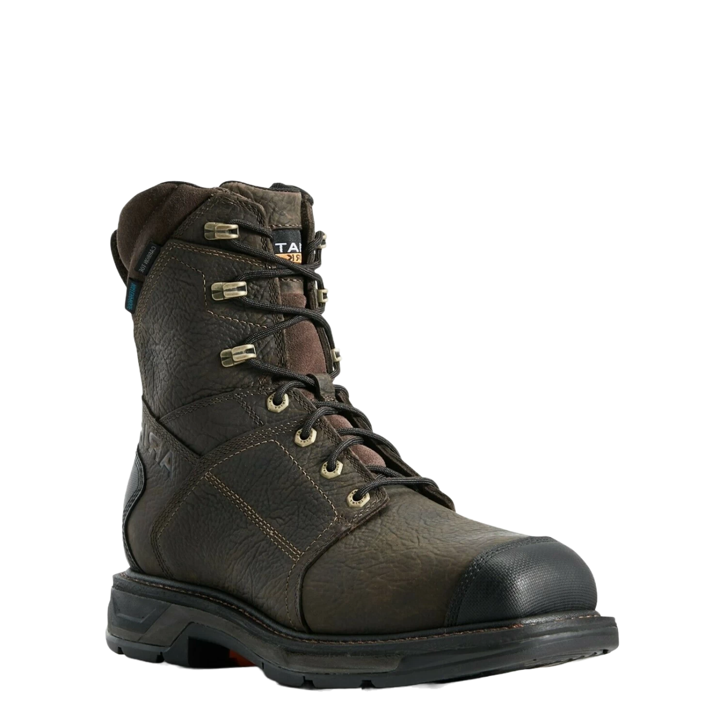 Ariat® Men's Workhog Side Zip H2O Carbon Toe Boots 10029511 3 Ariat® Men's Workhog Side Zip H2O Carbon Toe Boots 10029511