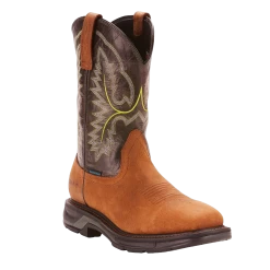 Ariat® Men's Workhog XT Bark/Forest H2O Square Toe Boots 10024971