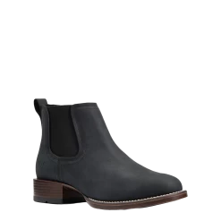 Ariat Men's Booker Ultra Den Black Round Toe Boots 10040375