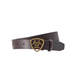 Ariat® 'The Shield' Buckle Cocoa Belt 10043948