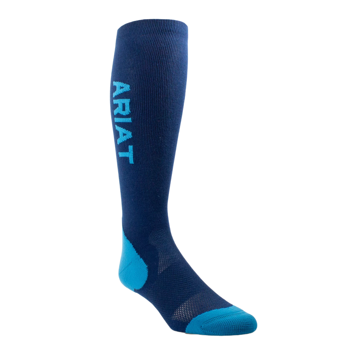 Ariat® AriatTEK Navy & Mosiac Blue Performance Socks 10043930 3 Ariat® AriatTEK Navy & Mosiac Blue Performance Socks 10043930