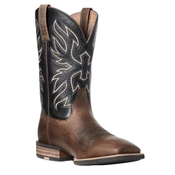 Ariat Men's Everlite Vapor Ranch Brown & Black Deertan Boots 10035963