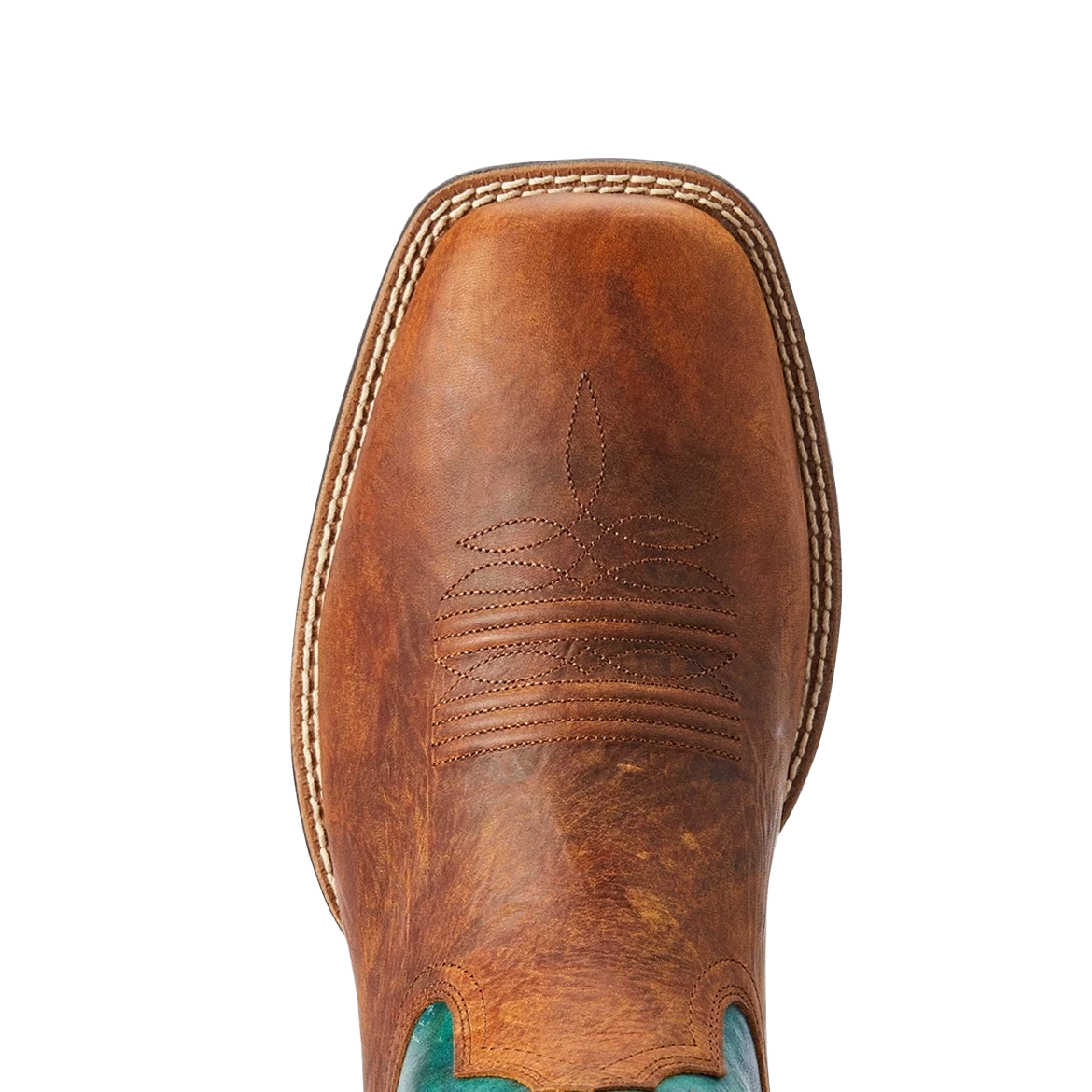 Ariat® Men's Wild Thang Brown & Green Square Toe Boots 10042393 4 Ariat® Men's Wild Thang Brown & Green Square Toe Boots 10042393 - Image 2