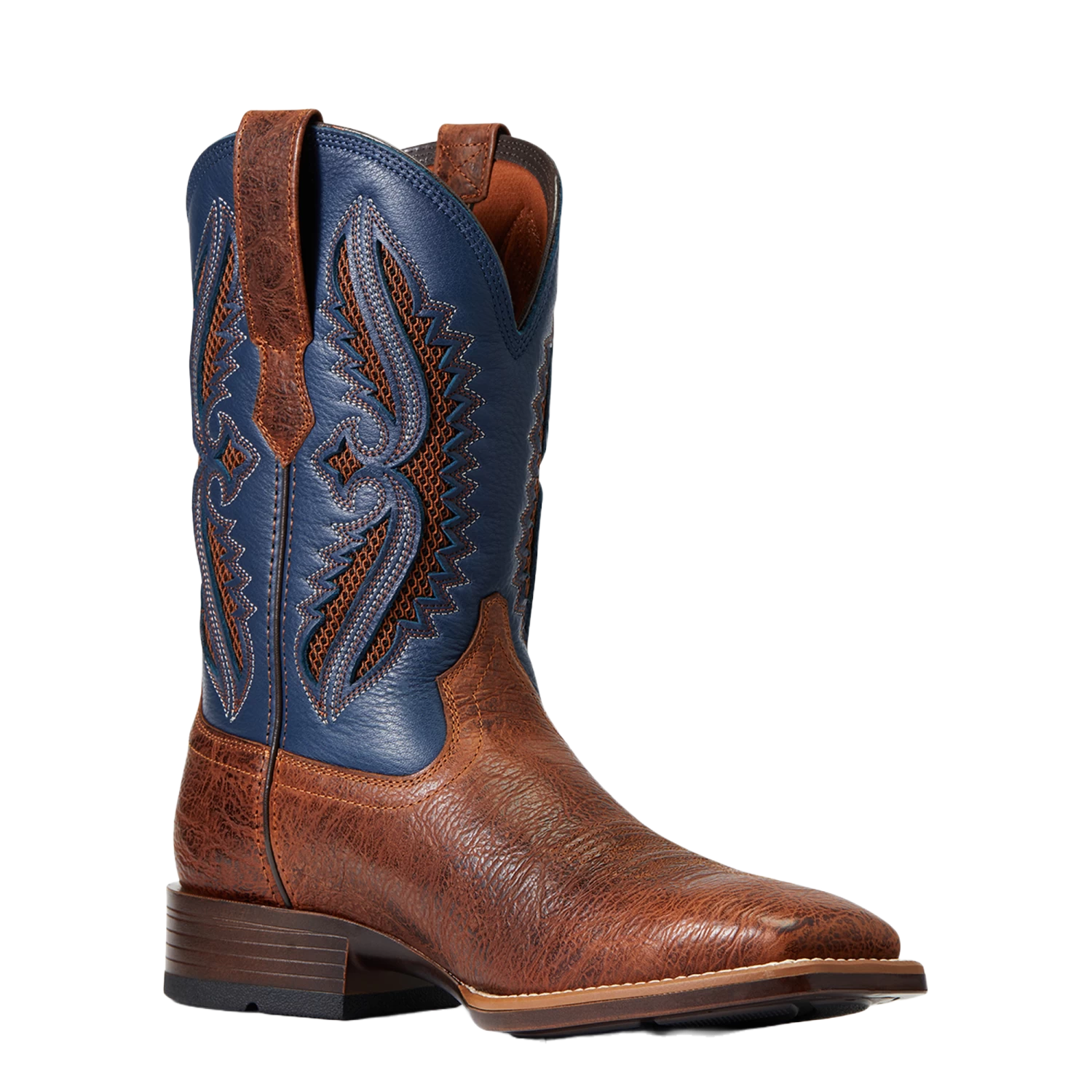 Ariat® Men's VentTEK™ 360° Rowder Tan & Blue Boots 10040238 3 Ariat® Men's VentTEK™ 360° Rowder Tan & Blue Boots 10040238