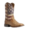 Ariat® Men's Distressed Brown And Flag Circuit Proud Boots 10031513 -ARIAT Cowboy Gear Myproject 10