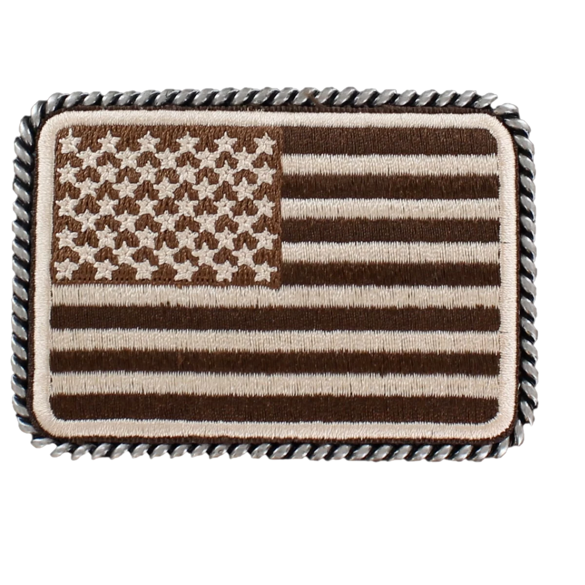 Ariat Mens Rectangle Flag Belt Buckle A37010 2 Ariat Mens Rectangle Flag Belt Buckle A37010