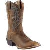 Ariat Men’s Sport Outfitter Distressed Brown Square Toe Western Boots 10011801