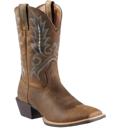 Ariat Men’s Sport Outfitter Distressed Brown Square Toe Western Boots 10011801 3 Ariat Men’s Sport Outfitter Distressed Brown Square Toe Western Boots 10011801