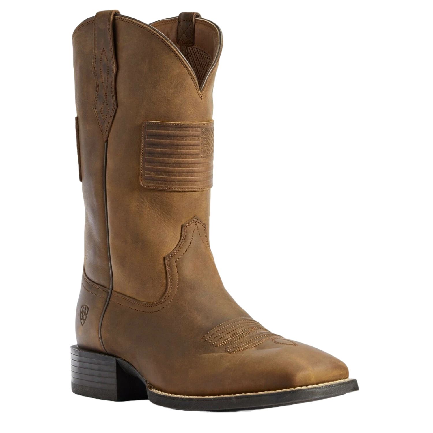 Ariat® Men's Distressed Tan Patriot II Boots 10031444 3 Ariat® Men's Distressed Tan Patriot II Boots 10031444