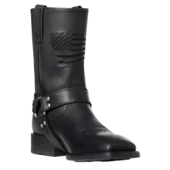 Ariat Men's Harness Patriot Ultra Black Ink Western Boots 10035767