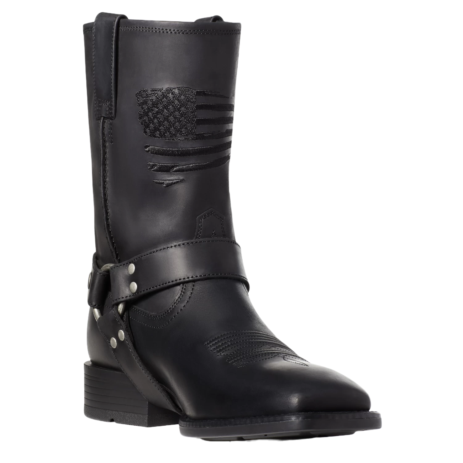 Ariat Men's Harness Patriot Ultra Black Ink Western Boots 10035767 3 Ariat Men's Harness Patriot Ultra Black Ink Western Boots 10035767