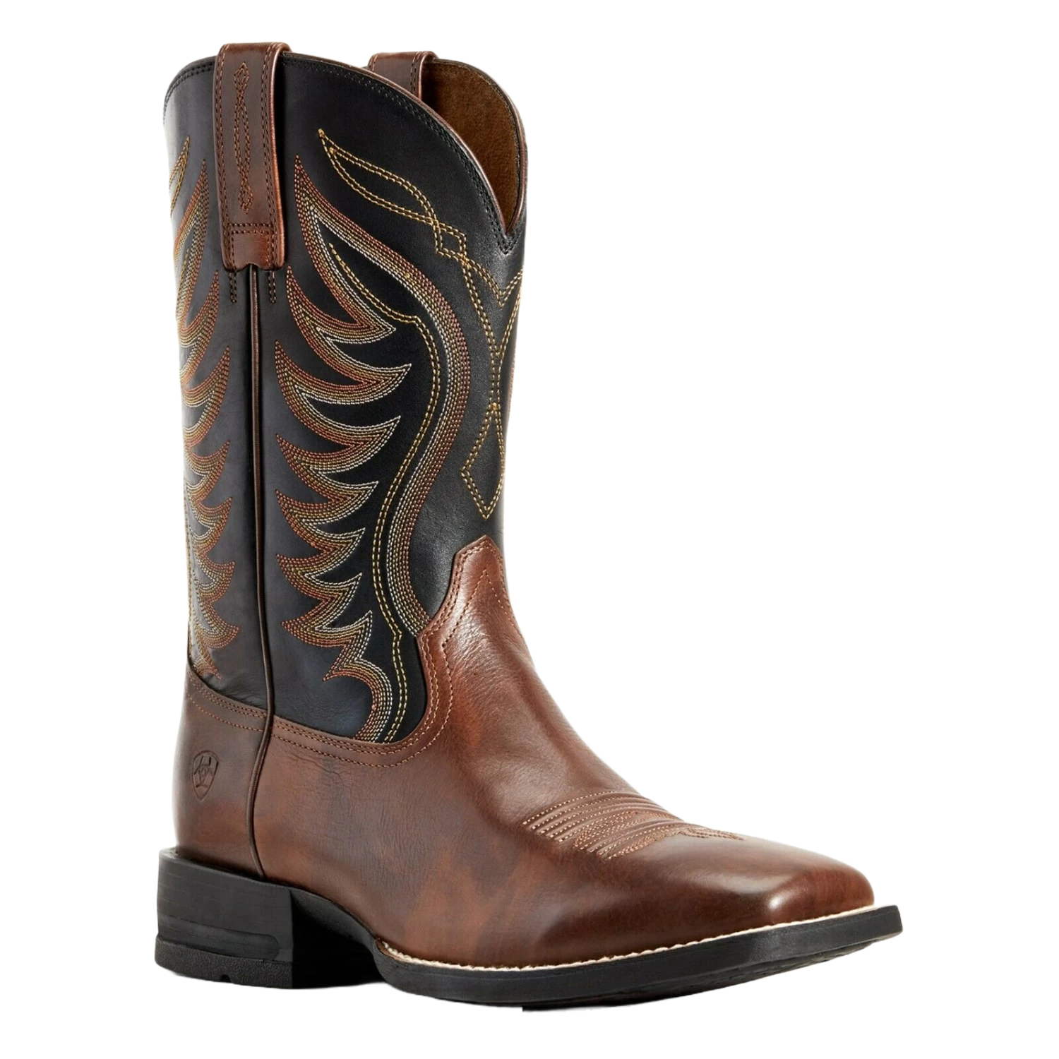 Ariat Men's Red Brown & Black AMOS Hand Stand Boot 10029689 3 Ariat Men's Red Brown & Black AMOS Hand Stand Boot 10029689