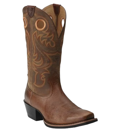 Ariat Men's Fiddle Brown Sport Square Toe Boot 10014025 3 Ariat Men's Fiddle Brown Sport Square Toe Boot 10014025