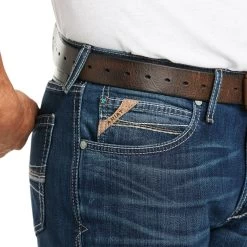 Ariat® Men's M4 Bragg Ford Relaxed Stretch Boot Cut Jeans 10034630 -ARIAT Cowboy Gear S21 MNS WEST 10034630 detail01