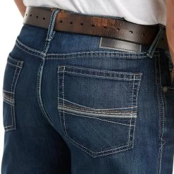 Ariat® Men's M4 Bragg Ford Relaxed Stretch Boot Cut Jeans 10034630 -ARIAT Cowboy Gear S21 MNS WEST 10034630 detail03