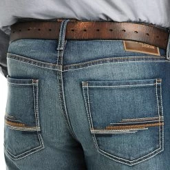 Ariat® Men's M5 Patterson Straight Fit Straight Leg Jeans 10034634 9 Ariat® Men's M5 Patterson Straight Fit Straight Leg Jeans 10034634 -ARIAT Cowboy Gear S21 MNS WEST 10034634 detail03