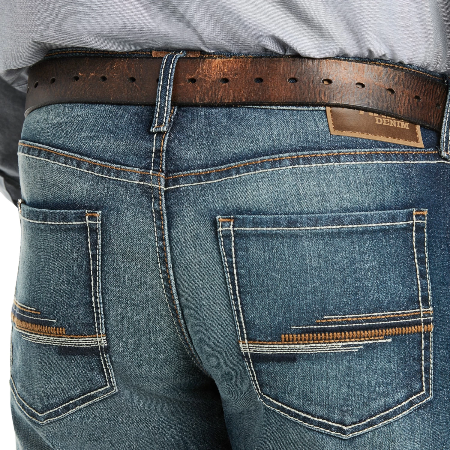 Ariat® Men's M5 Patterson Straight Fit Straight Leg Jeans 10034634 6 Ariat® Men's M5 Patterson Straight Fit Straight Leg Jeans 10034634 - Image 4